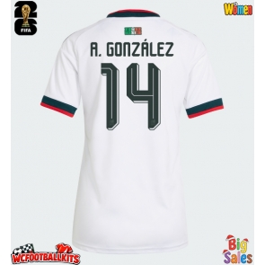 Mexico Armando Gonzalez #14 Replica Away Stadium Shirt for Women World Cup 2026 Short Sleeve